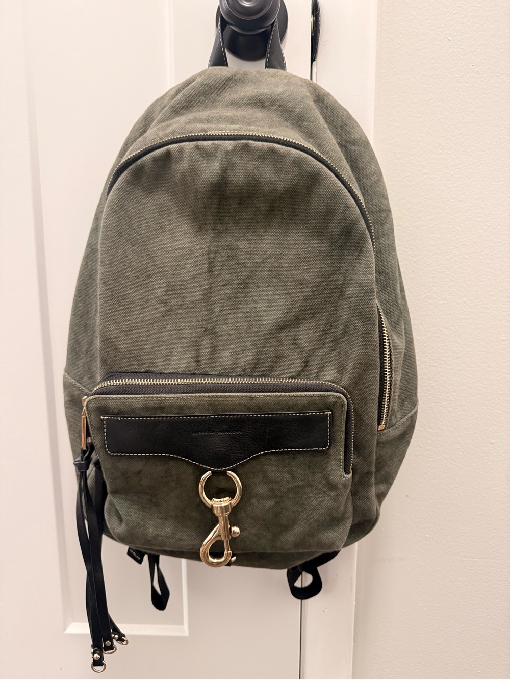 Rebecca Minkoff Olive Canvas Women’s Backpack